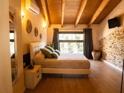 Cama o camas de una habitación en Cal Vientos