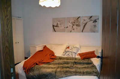 Cama o camas de una habitación en Casa Monegros