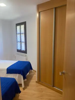 Cama o camas de una habitación en Rincón Pirenaico