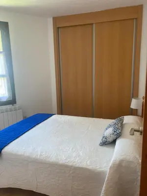 Cama o camas de una habitación en Rincón Pirenaico
