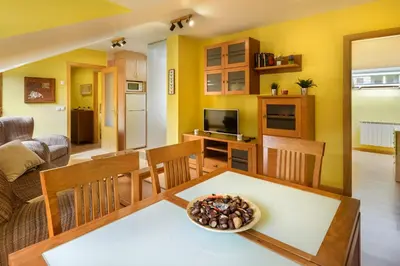 Una cocina o zona de cocina en Atico la Espata Villanua