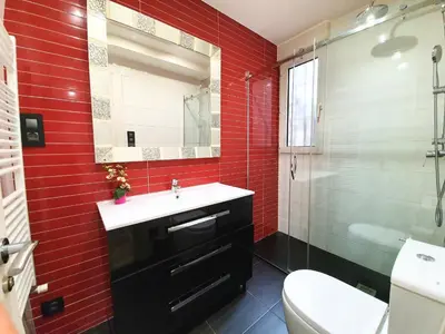 Un baño de Apartamentos Dos Torres Meriadoc