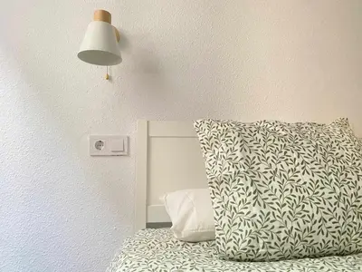 Cama o camas de una habitación en Apartamento Catedral