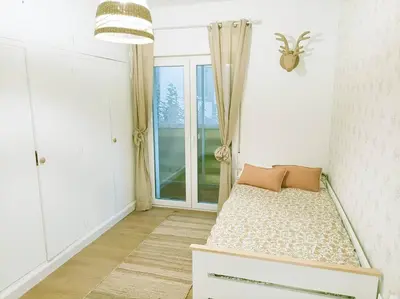 Cama o camas de una habitación en Piso en Jaca - Ibón de Estanés