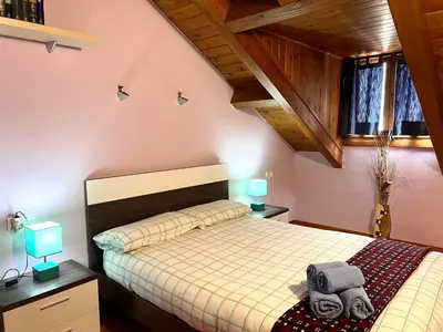 Cama o camas de una habitación en El Raconet d'Espot - L'Amfitriona