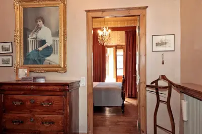 Cama o camas de una habitación en Casa Passeg dera Libertat 8