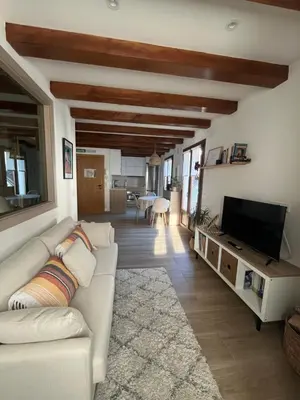 Una televisión o centro de entretenimiento en Altxabi Apartamento Rural