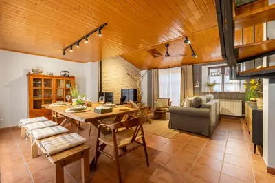 Zona de estar de Hauzify I El Refugi de Prades