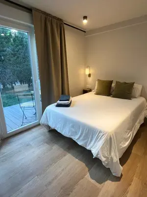 Cama o camas de una habitación en LA CASA DE INVITADOS