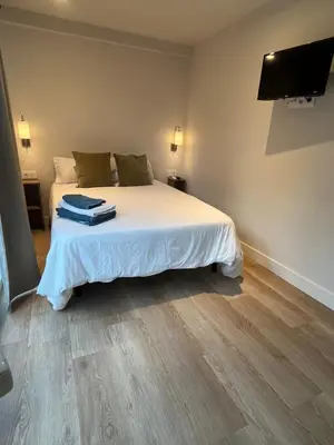 Cama o camas de una habitación en LA CASA DE INVITADOS