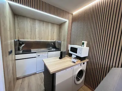Una cocina o zona de cocina en Apartamentos Baladrias Formigal Centro - Recién Reformado