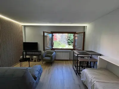 Zona de estar de Apartamentos Baladrias Formigal Centro - Recién Reformado