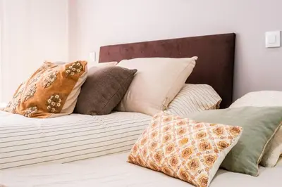 Cama o camas de una habitación en Villa Cadena | Centro | Scalpers Home y Arcade