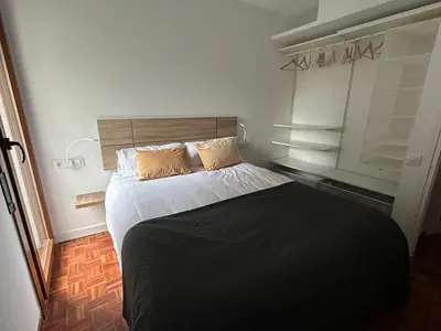 Cama o camas de una habitación en Tuca - Piso de 3 habitaciones en Betren-Vielha con garaje