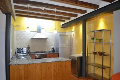 Una cocina o zona de cocina en Cal Badat