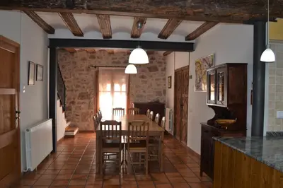 Zona de estar de Cal Badat