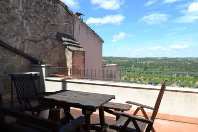 Un balcón o terraza de Cal Badat