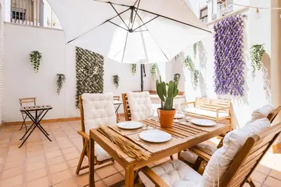 Zona de estar de Casa San Miguel Terrace - Centro Zaragoza