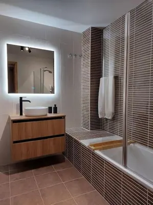 Un baño de Acogedor dúplex en el Valle de Aran