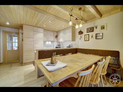 Una cocina o zona de cocina en DOSSAU de Alma de Nieve