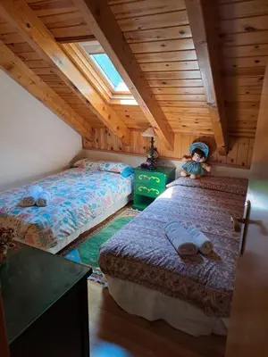 Cama o camas de una habitación en Dúplex de muntanya en zona verda a Escaló