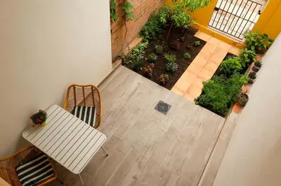 Jardín al aire libre en Ca l'Ametller
