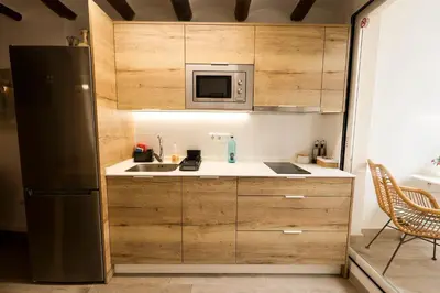 Una cocina o zona de cocina en Ca l'Ametller