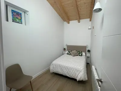 Cama o camas de una habitación en APARTAMENTOS AREKORATAS 255 y 256
