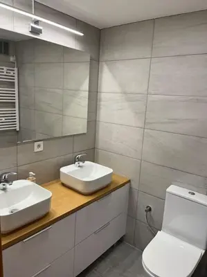 Un baño de Apartamento con vistas en Formigal