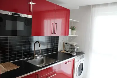 Una cocina o zona de cocina en Apartamento Turístico HB
