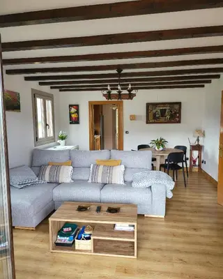 Zona de estar de Casa Rural Larraldea