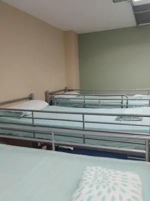 Cama o camas de una habitación en Albergue Kortarixar