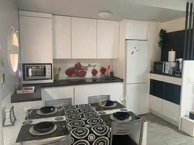 Una cocina o zona de cocina en L&D -Parking Incluido-
