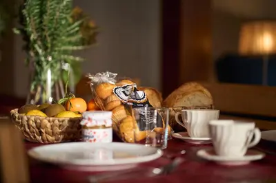 Comida en o cerca de este chalet de montaña