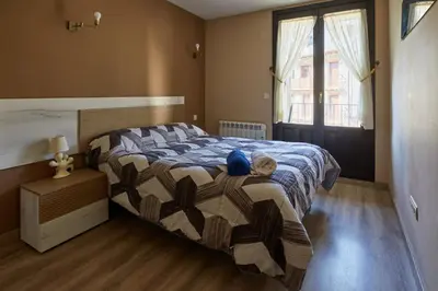 Cama o camas de una habitación en Santa Cruz