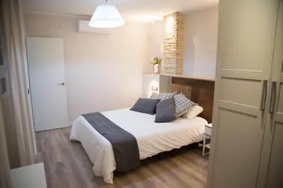 Cama o camas de una habitación en Apartamenticos Studio 39