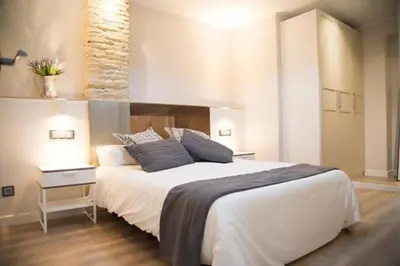 Cama o camas de una habitación en Apartamenticos Studio 39