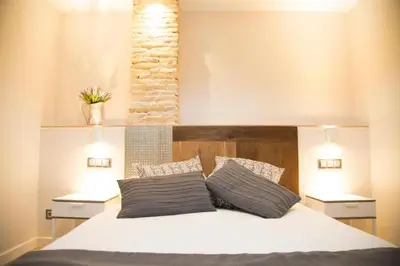 Cama o camas de una habitación en Apartamenticos Studio 39