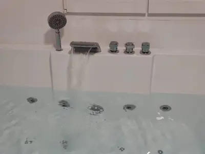 Un baño de Apartamento con Jacuzzi: El Rincón de Ayud