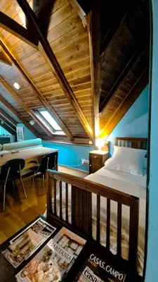 Cama o camas de una habitación en Ço desde Viandol