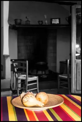 Comida en o cerca of this country house
