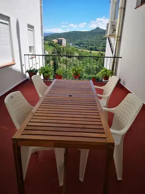 Vista general de una montaña o vista desde el apartamento