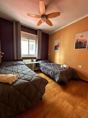 Cama o camas de una habitación en Cal Boix Apartamento