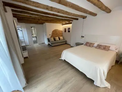 Cama o camas de una habitación en ROS CENTRIC Cal Ros