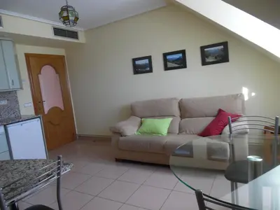 Zona de estar de Apartamentos Edificio Aguilas