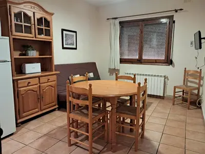 Una cocina o zona de cocina en Hostal i Apartaments Populetus