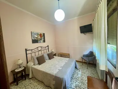 Cama o camas de una habitación en Hostal i Apartaments Populetus