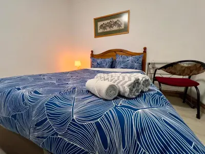 Cama o camas de una habitación en ZARAGOZA CENTRAL APARTMENT