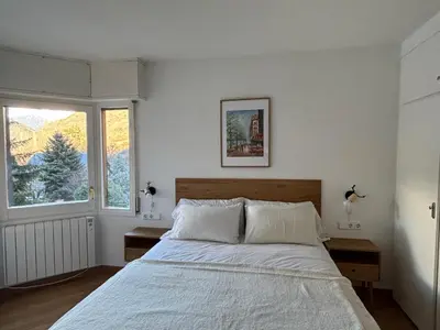 Cama o camas de una habitación en TUCA - Apartamento en Vielha