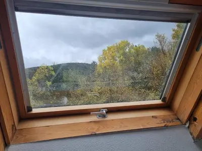Paisaje cerca de este chalet de montaña